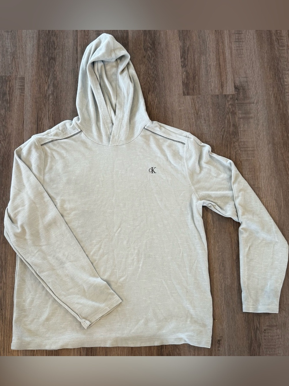 Calvin Klein • Men’s Size XL Gray • Hoodie Hooded Sweatshirt Pullover